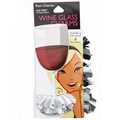 Pom-charms  Wine Glass Charms - Shades of Gray